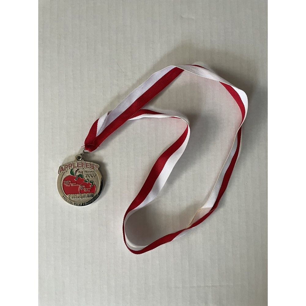 Apple‎ Fest Hollis, New Hampshire Marathon Relay Medal 2007 Finisher Boston